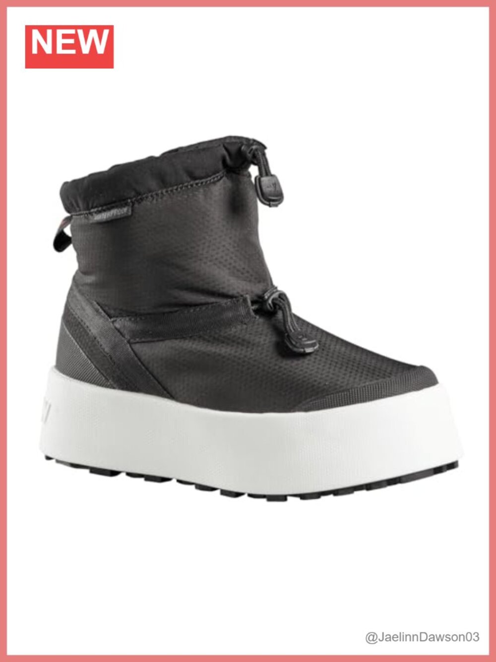 Baffin Tornio Waterproof Insulated Nylon Snow Boots Low Height Slip-On
